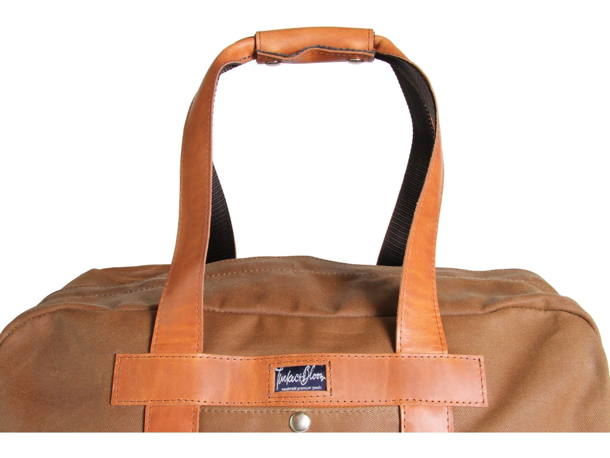 Waxed Canvas Duffle Bag - Brush Brown - Red Clouds Collective - Made in the  USA